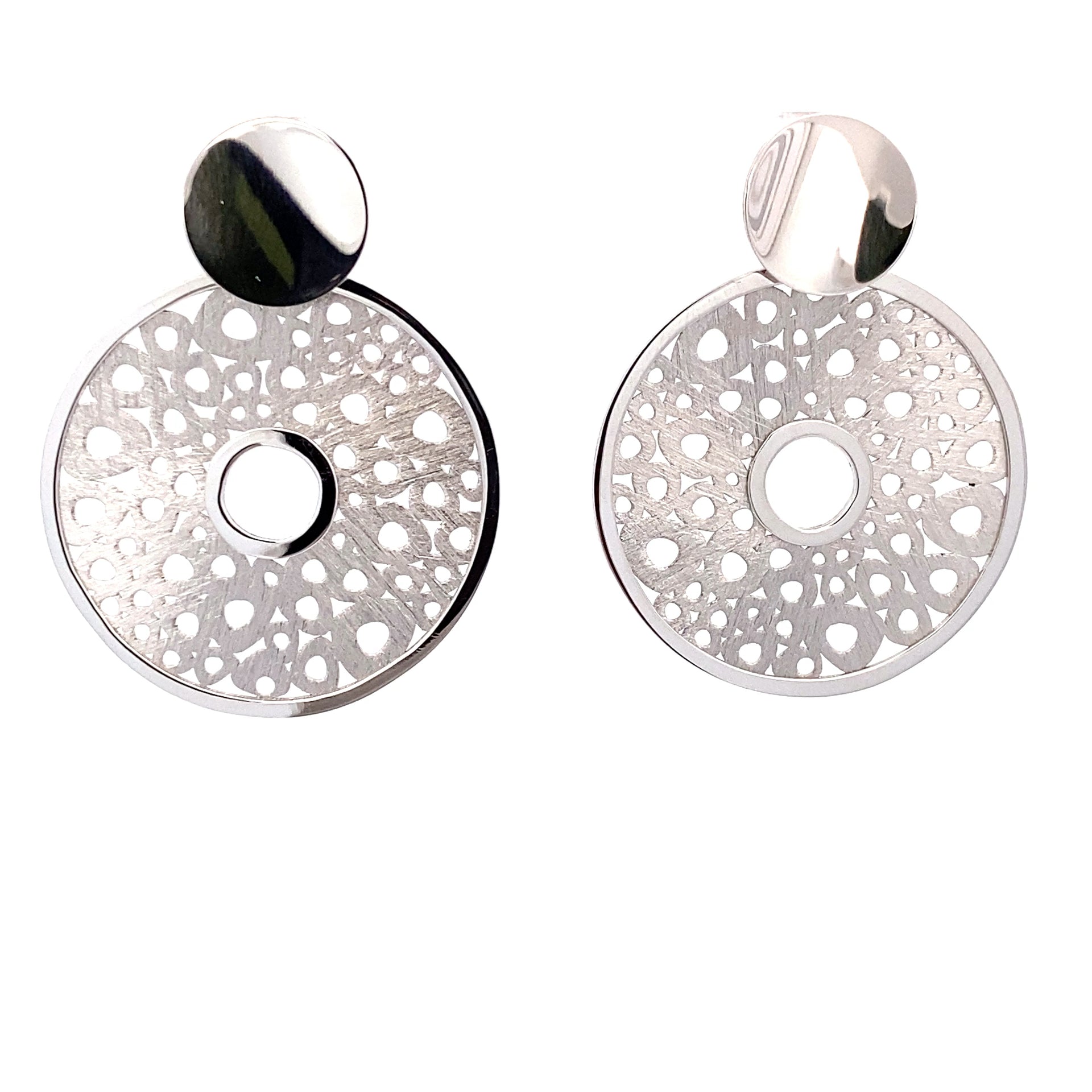 Ralf Scharrer meets Vinczenza!  equisiter Ohranhänger, 925 Silber rund rhodiniert oder gelbvergoldet