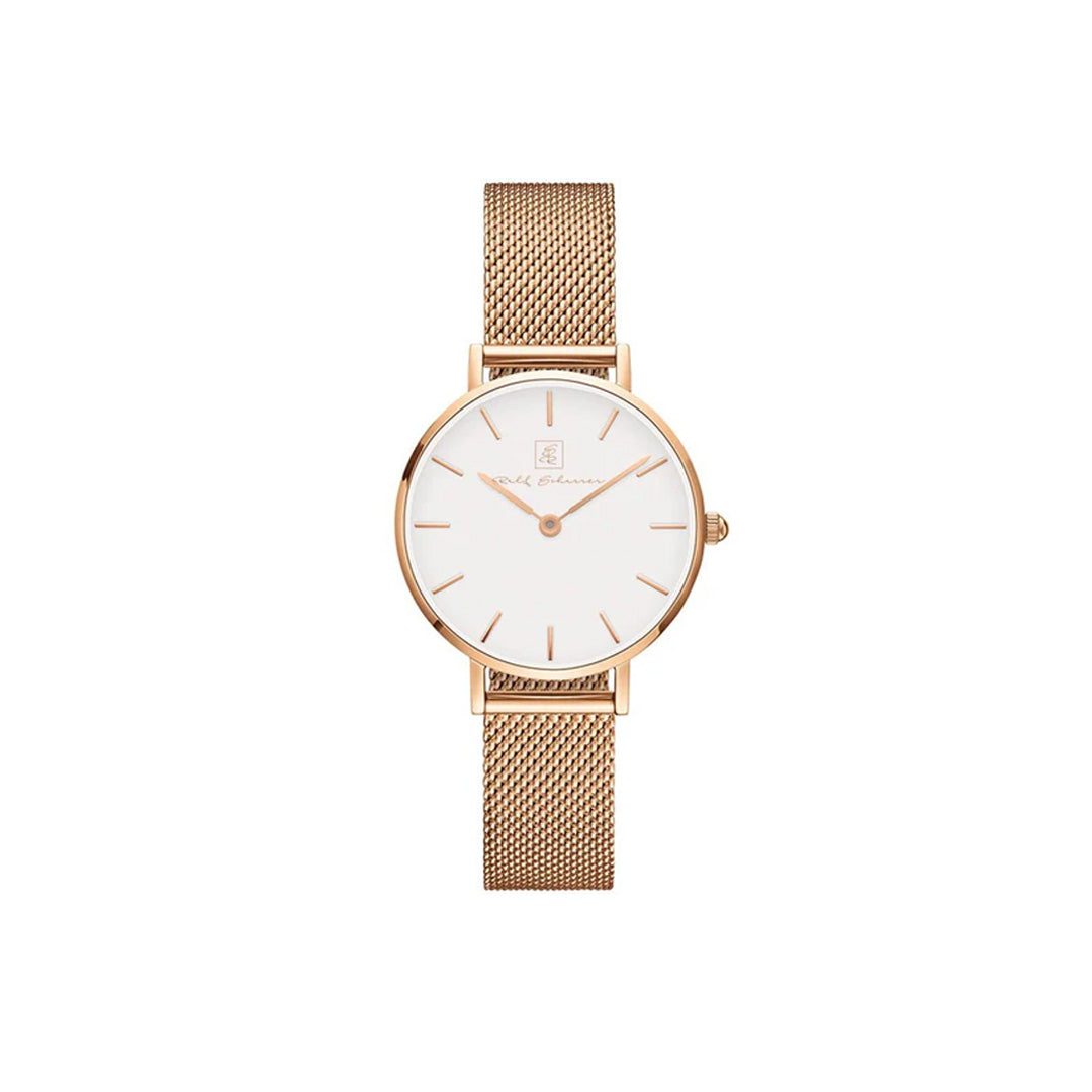 Damenuhr Milanese rose gold “Rosenheim” 32 mm