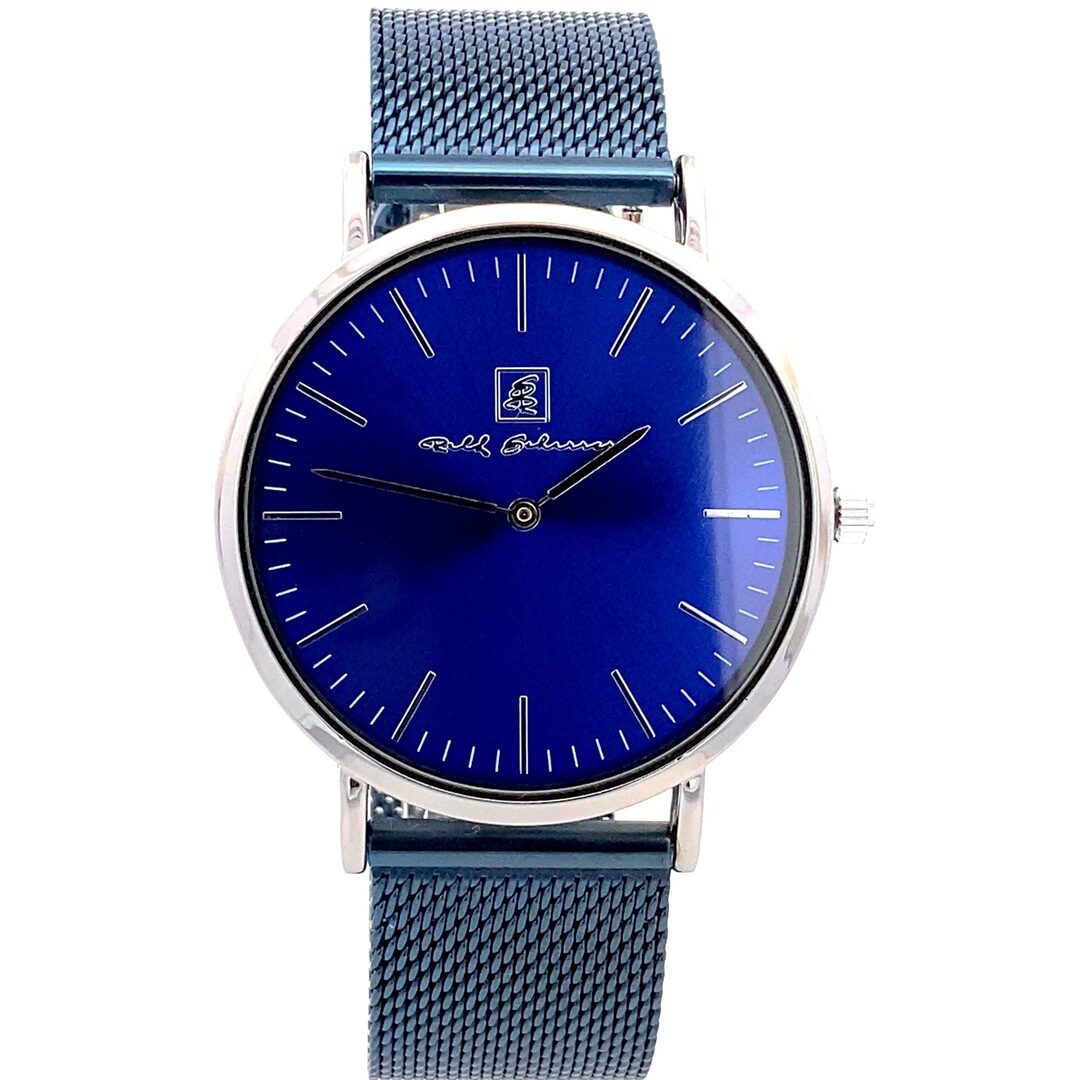 Unisex Uhr Dunkelblau Milanese “Hamburg”