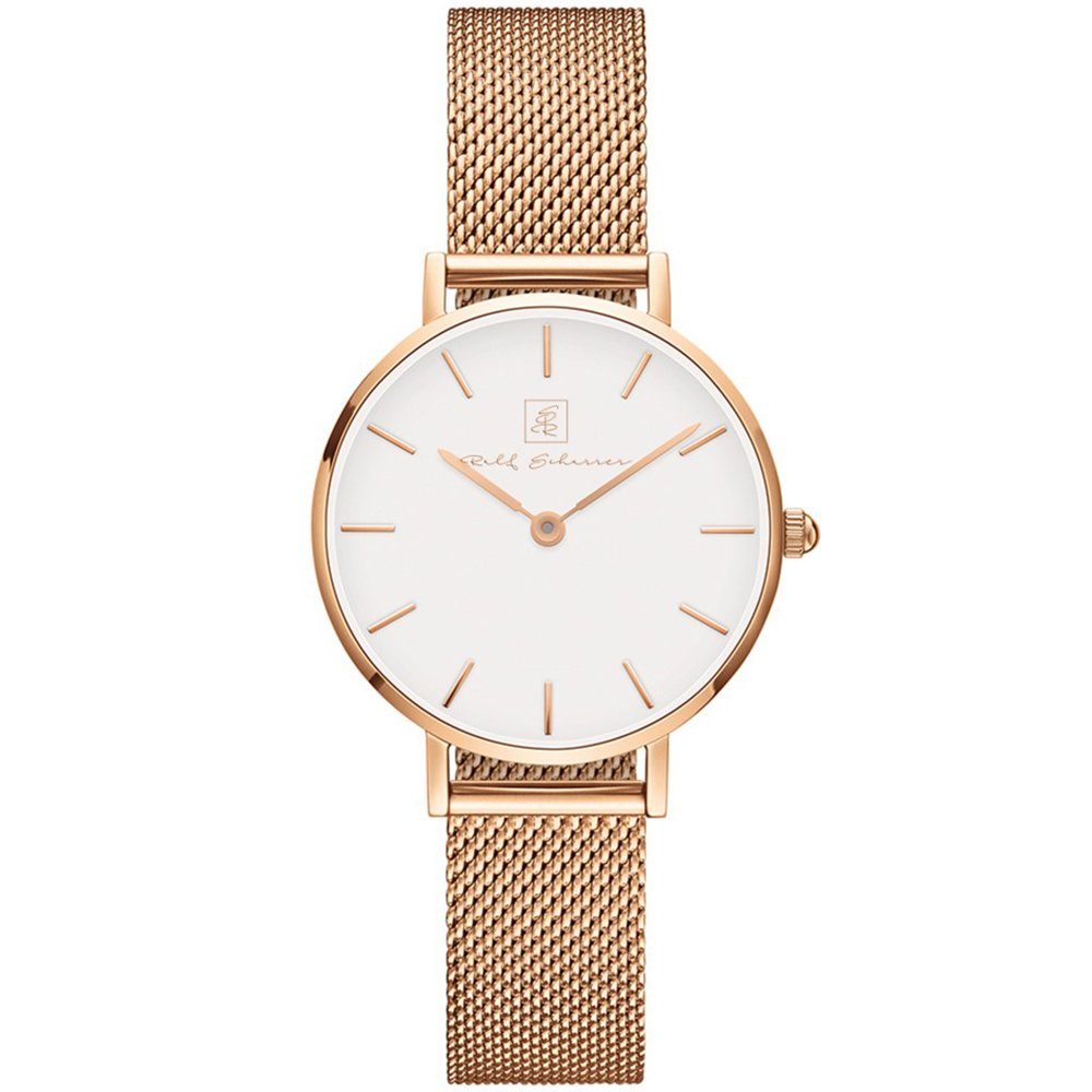 Damenuhr Milanese rose gold “Rosenheim”