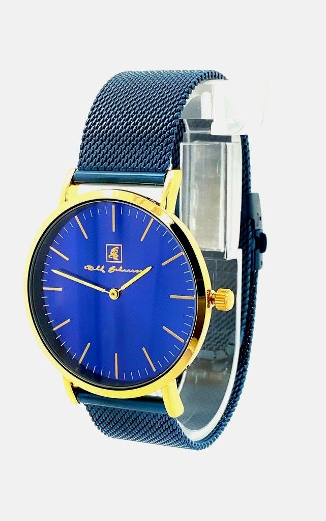 Herren Uhr Milanese in dunkel blau “Rügen”