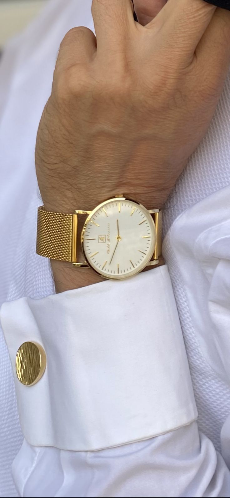 Unisex Uhr Milanese gold “Schwabach” 32 mm/ 40 mm