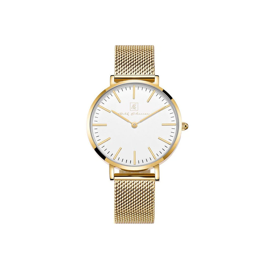 Unisex Uhr Milanese gold “Schwabach” 32 mm